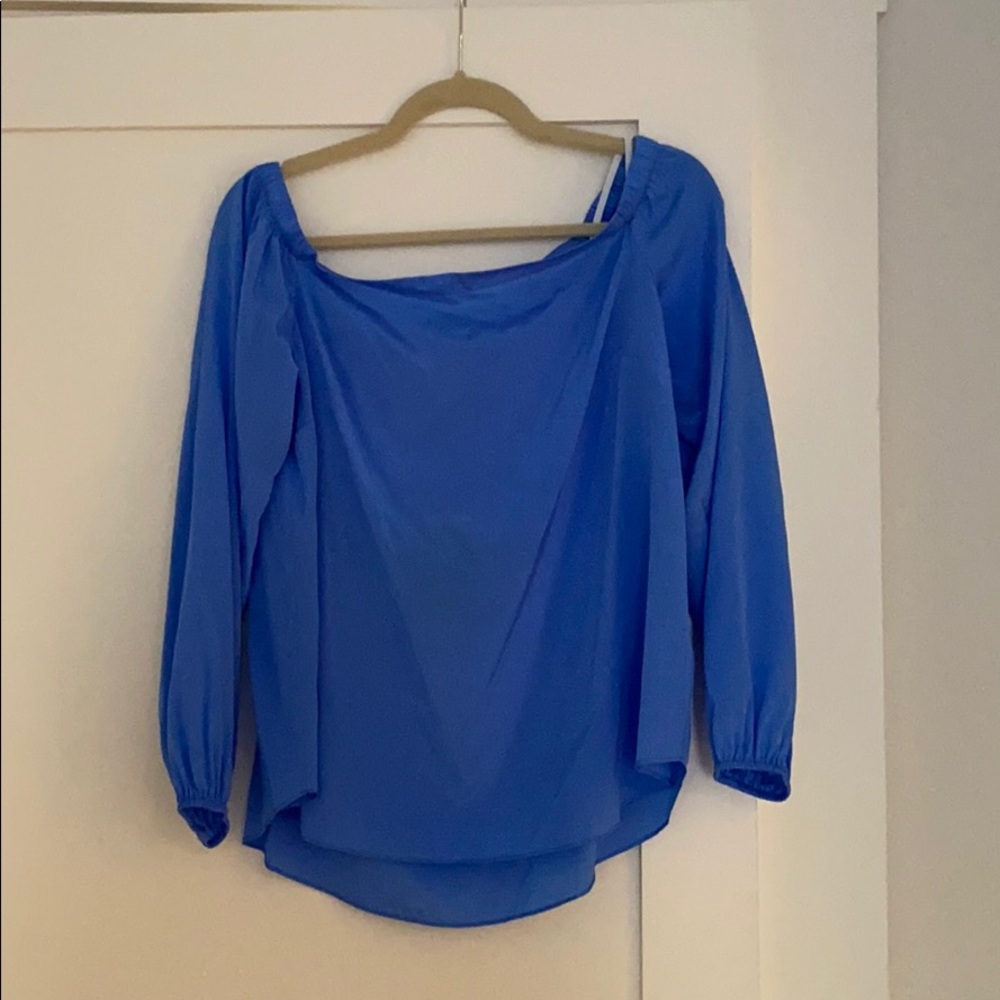 Illy pulitzer silk off the shoulder blouse NWT